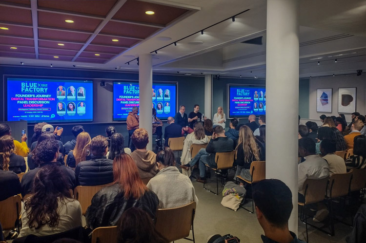 Panel discussion at the ESCP Blue Factory & Startup Networks event